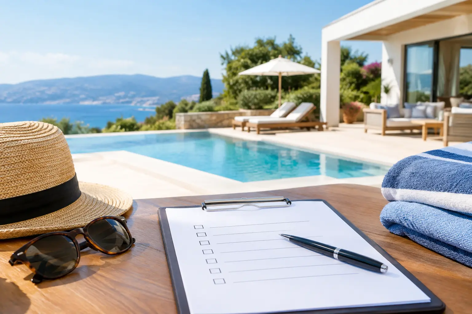 Villa Rental Checklist for a Confident Stay